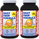 Yerba Prima Daily Fiber Formule 16 oz (balení po 2) - Premium dietní doplněk vlákna, non-GMO, gluten zdarma, Made in The USA, Orange Flavor