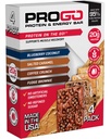 ProGo proteinové tyčinky, nízký cukr, vysoce proteinové svačinky (do 21g) - 95% čistý izolát pro rychlejší růst a obnovu svalů, nízká kalorie, slazené w / arašídové máslo a syrový med (4-Count, Starter Pack)