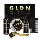 GLDN Beard Kit CARL 124; zahrnuje Beard Oil, Beard Serum, Beard Comb & Beard Derma Roller