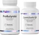 Teseract Gut & Imunitate Support Bundle - ProButyrate 600mg & QuerciSorb Quercetin 400mg, 120 + 90 Kapsle, hypoalergenní, Gastrointestinální a imunitní zdraví