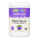 NuNaturals White Stevia Powder Blend, Plant- based Sugar Substitute, Zero Calorie Sweetener, 12 oz