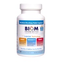 Biom Probiotika 3- in-1 Vzorec (studená loď) s - 25 Bilion Flora Probiotika, Prebiotika a imunobiotika pro lepší imunitní podporu - Diverzifikuje Gut Microflora a mikrobiom - pro muže a ženy