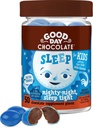 Dobrý den Čokoláda Melatonin pro děti [50 Počet] - Fair Trade Non- GMO Čokoláda s heřmánkem a melatonin 1 mg - Taddler melatonin, Děti přírodní spánková pomoc pro věky 3 a více