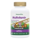 Natures Plus Animal Parade Gold Children 's Multivitamin, Grape Flavor - 120 Žvýkací zvířecí tvarované tablety - Vegan, gluten zdarma - 60 Služeb