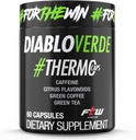 Diablo Verde Thermo Caps - 395mg kofein, Citrus, Zelená káva, Zelený čaj - 60 Kapsle, 60 Služeb