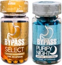 Generický Bypass Duo Select & PURIFY - Quemá grafa de día y de Noche (Select 30caps) - (očistit 60caps), modrá a zlatá