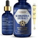 Schisandra Drops, Organic Schisandra Berry dodatek pro Mood Support & Heath Health, Stress & Únava Relief, Alkohol a cukr zdarma, Vegan