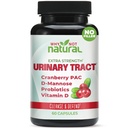 Proč ne přírodní 5- in-1 UTI pilulky s D Mannose, Cranberry PAC Extract, Probiotika a vitamín D - Močové zdravotní vzorec pro ženy a muže