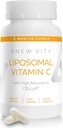 Lipozomální vitamin C dodatek - Vylepšená podpora imunity, antioxidant bohatý, Optimální absorpce & Biologická dostupnost, Ascorbic acid Power, Non- GMO, Gluten- Free, Plant- based - 120 Veggie Caps