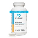 XYMOGEN Benfotiamin 300mg - Vysoce biologicky dostupný Thiamin B1 dodatek Deriváty na podporu metabolické, nervové + cévní zdraví (120 Kapsle)