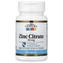 21. Století HealthCare Zinek Citrát Tablety 50mg, 60 Počet