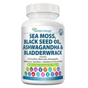 Mos Moss pro psy 750mg Černý olej 500 mg Ashwagandha 250mg Turmeric 250mg Bladderwrack 250mg Dandelion 250mg & Vitamin C Vitamin D3 s Elderberry Manuka Yellow Dock 90 Tablety