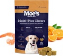 Moe je 5- in-1 Essential Dog Multivitamin 90 Kuřecí ochucené Chews pro psí imunitní podporu, srdce, kůže, Coat, a celkově zdraví - Vitamíny A, B12, C, D, E, Antioxidanty, Omega 3 pro všechny věkové kategorie & Plemeno