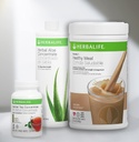 Trio Combo HERBALIFE Formule 1 Zdravý nutriční Shake Mix (Cafe Latte 780g) -Herbal Aloe Concentrate Pint (Original 473ml) - Herbal Tea Concentrate (Original 102g)