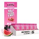 Nutriční vzory LPS tekutý kolagen & syrovátka doplněk - Non- GMO nápoj, Sugar- Free - Podporuje zdravou pleť & vlasy pro muže a ženy, meloun, Single Serve (100 Packets)