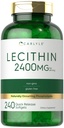 Carlyle Lecithin dodatek 124; 2400mg TABLE 124; 240 Softgel Kapsle 124; s Naturally- Occuring Fosfolipid acid124; Non- GMO, gluten zdarma