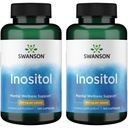 Swanson Inositol 650 miligramů 100 tobolek (2 balení)