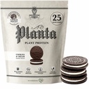 Ambrosia Planta - Premium Plant- based protein current 124; Vegan & Keto Friendly currency current 124; Gourmet Flavors with No Floating or Stomach Upset current 124; Gluten & Soy Free current 124; No Add Sugar current 124; 25 Servings currency 124; Cookies Cream