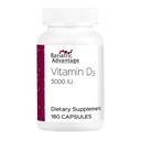 Bariatric Advantage Vitamin D3 5 000 IU - Bariatric Vitamin D Kapsle - Water- Miscible - Podpora síly kostí * - Snadná polykací tobolka - 180 Počet
