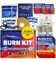 BurnFix ® Burn Kit First Aid for Burns Emergency - 26- Kousek Burn Léčba s chladicí gel, Dressings & Rukavice - Kuchyně, opalování, Chemické a Scald Relief - Domů, Kancelář, Cestování