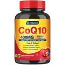 CoQ10 400mg SoftGels COQ10 - CQ10 Koenzym Q10 dodatek, Plus PQQ, Omega 3, a vitamín E, pro srdce a buněčnou energii, 120 Služeb