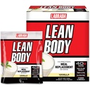 Lean tělo MRP All- In- One Vanilla Strava Náhradní Shake, 40g protein, Syrovátka, 8g Zdravé Tuky EFA & Fiber, 22 Vitamíny a minerály, Žádná umělá barva, Gluten Free, (20 Packets)