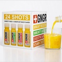 + GNGR 24 Střelba Variety Pack of Organic Immunity Booting Ginger Shots - Cold Pressed Ginger Shots for All Natural Digestive and Immunication Support - Nothing Icide - USDA Organic 2 fl oz (Pack of 24)