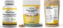 Vegan Vitality Booster doplňky Bundle - Vegan multivitamíny, kolagen a Super Houba Komplex. Vzorec založený na vysoké síle pro celkové zdraví veganů a vegetariánů