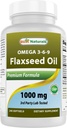 Nejlepší Naturals Flaxseed Oil 1000 mg 240 Softgels - Omega-3-6-9 for Heart Health