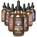 Viking Revolution Sweet Tobacco Beard Oil for Men - Natural Mens Beard Oil with Argan Oil and Jojoba Oil - Beard Softtener, Posilovače a Moisturizes - Beard Conditioner for Men (Sweet Tobacco, 1Pack)