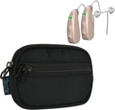 Beautyfiler Sluchátko Pomoc Pouch, Podpora sluchu Kapesní Kapesní Velikost, Zesilovač sluchu Nošení skladování Bag, Cochlear Implant Příslušenství, Sluchátko zařízení Mini peněženka Purse (Pouzdro pouze)