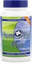 HemRid Plus Advanced Bylinné Comfort Formule - 45 Veggie Kapsle pro Enhanced Comfort & Wellness, Vyznačuje koňské kaštany, Čarodějnice Hazel & Více - Proudly Made in The USA
