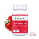 EZ Rozpustný vitamin B- komplex s methyl B12 a methylfolátem, bez cukru, 2- měsíční dodávka - 1 balení