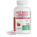Bronson Beet Root + L- Arginin Nitric Oxide Production - Non- GMO, 120 Vegetariánské kapsle