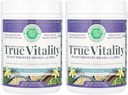 Green Foods True Vitality Plant Protein Shake, Vanilla, 25.2 Ounce (Balení po 2)
