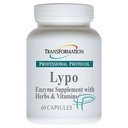 Transformace Enzymy Lypo Enzyme dodatek s bylinkami a vitaminy pro trávicí zdraví, 60 Caps