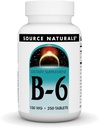 Zdroj Naturals Vitamin B-6, 100 mg Podpora imunitního systému - 250 tablet