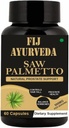 Saw Palmetto Extract Kapsle pro muže a ženy 500mg 60 Veg Kapsle, Přírodní růst vlasů pro muže a ženy - (Balení po 1)