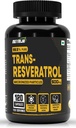 Trans Resveratrol 500MG Kapsle - 99,5% Čisté Mikronizované a vysoce biologicky dostupný dodatek 124; Zpomalené stárnutí, Proven Výkonný Anti- Oxidant Caps124; Zlepšuje metabolismus a srdeční zdraví (120 Kapsle)