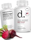 Kořeny řepy doplňky - Celková vitalita a energetické doplňky pro ženy a muže s organickým černý pepř prášek & řepa kořenový prášek - 120 organických pilulek na láhev