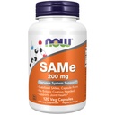 Nyní Potraviny Doplňky, SAMe (S- Adenosyl- L- Methionin) 200 mg, Podpora nervového systému *, 120 Veg Kapsle