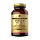 Solgar Triple Strength Omega 3 950 mg - 50 Softgels - Podporuje kloubní a kožní zdraví - Non- GMO, gluten zdarma, mlékárenské zdarma - 50 Služeb