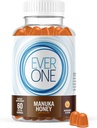 Nikdy jeden Manuka med Nový Zéland Gummies - Přírodní imunitní Supplement - Vegetarian, želatina zdarma - Delicious Mandarin ochucená imunita Gummy Vitamíny