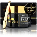 GOLD Shilajit Resin 124; Shilajit Pure Himalayan Organic Shilajit pro muže a ženy Lab Test v USA stupeň A + všechny přírodní dietní dodatek s Fulvic acid + stopové minerály 124; 50 Grams 100 Servings