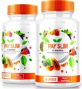 NutraRize (2 Pack) Pay Slim Kapsle, PaySlim All- přírodní doplněk pro zdravé hubnutí, Premium Formule na dosažení těla a Fitness cíle, Oficiální recenze (120 Kapsle)