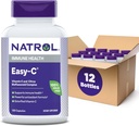 Natrol Easy- C podporuje imunitní zdraví s vitamínem C a bioflavonoidy, Bios Vegi Kapsle, 500 mg, 120 Počet (balení po 12)