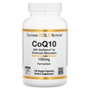 CoQ10 by California Gold Nutrition - USP- Ověřeno, Fermentovaný koenzym Q10 s BioPerine - Mitochondrial Support - Vegan Friendly - Gluten Free, Non- GMO - 100 mg - 150 Veggie Kapsle