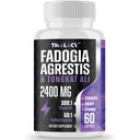2400mg Fadogia Agrestis Tongkat Ali Dodatek - Fadogia Agrestis 1400mg & Tongkat Ali 1000mg Ultra Blend, Maximální síla, Svalová hmotnost a atletická výkonnost, 60 Softgels