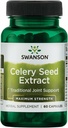 Swanson Superior Herb- Celer seed Extract - Maximální síla - 150 mg 60 Kapsle