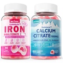 Citrát vápenatý 1000mg plněné gumy + železný bisglycinát 26mg